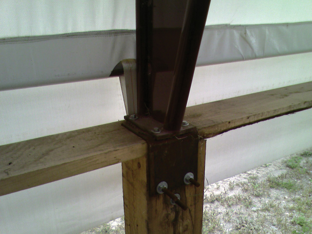 Shed base posts 